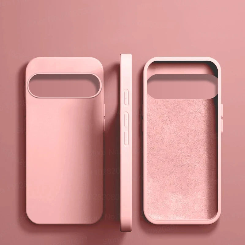 Luxury Liquid Silicone Case for Google Pixel 6–9 Pro XL