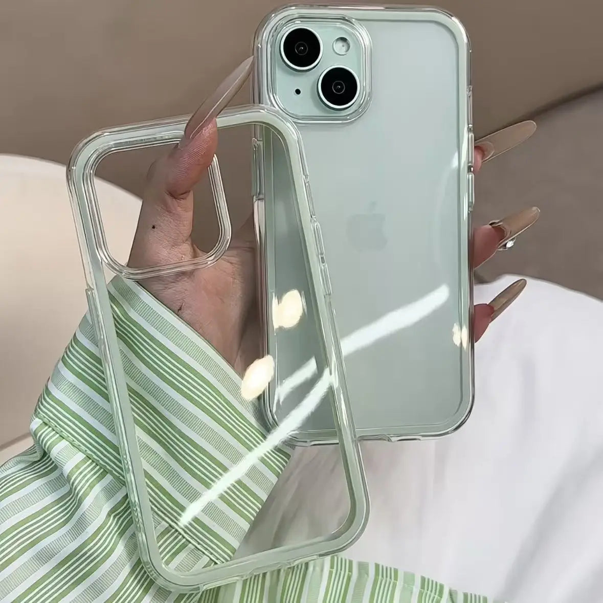 Clear Bumper Case for iPhone