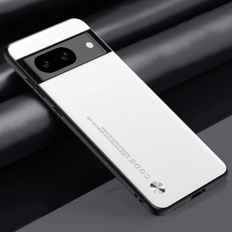 Carbon Fiber Leather & Silicone Case for Google Pixel