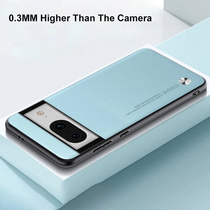 Luxury PU Leather & Silicone Case for Google Pixel 8 / 7 / 6 Series