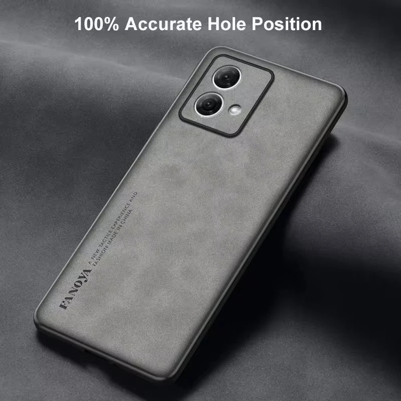 Motorola Moto G Series Leather Case – Retro Business Back Cover