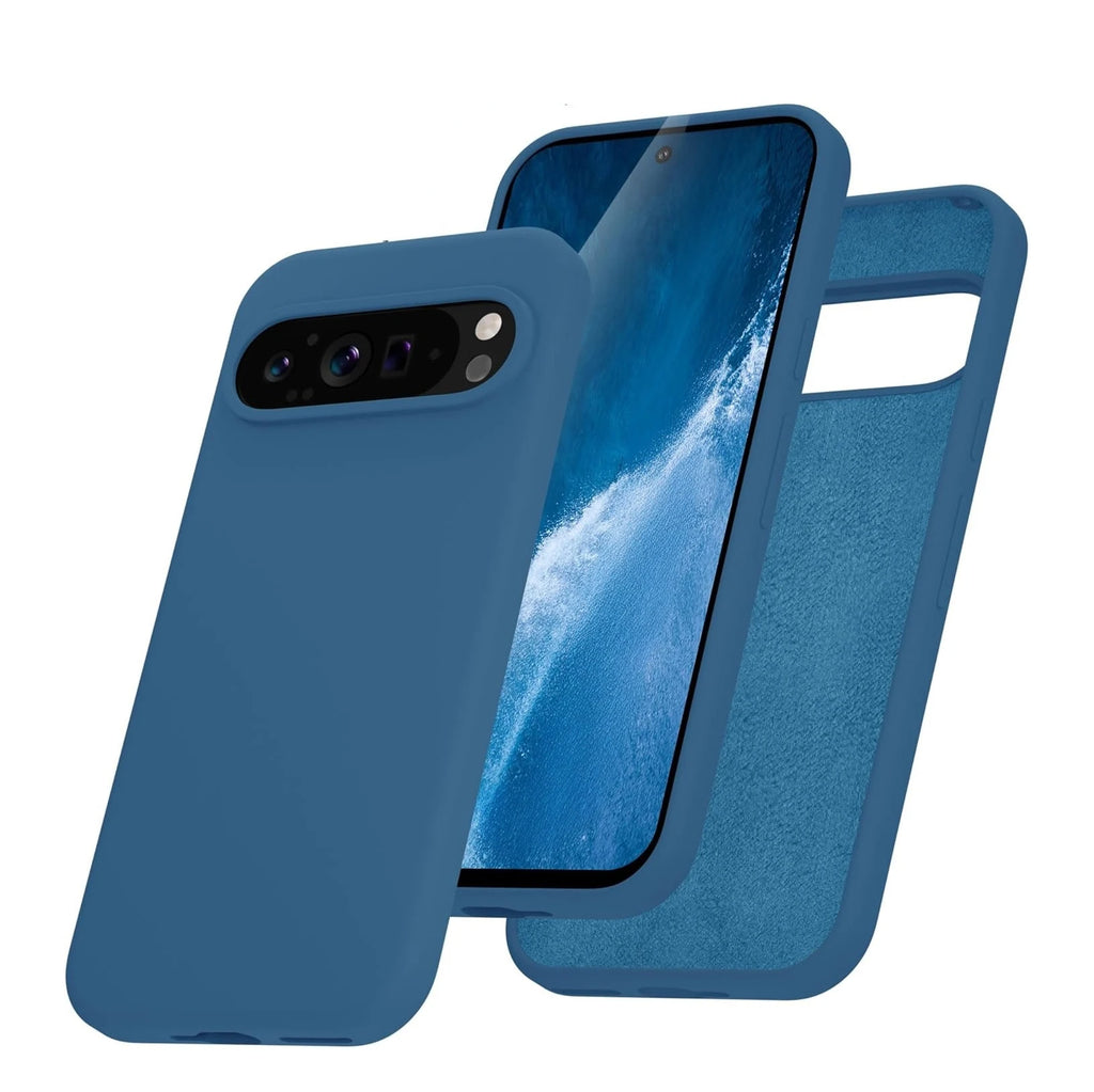 Liquid Silicone Soft TPU Case for Google Pixel 5–10 Pro XL