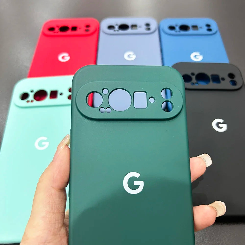 Liquid Silicone Case for Google Pixel 5–10 Series