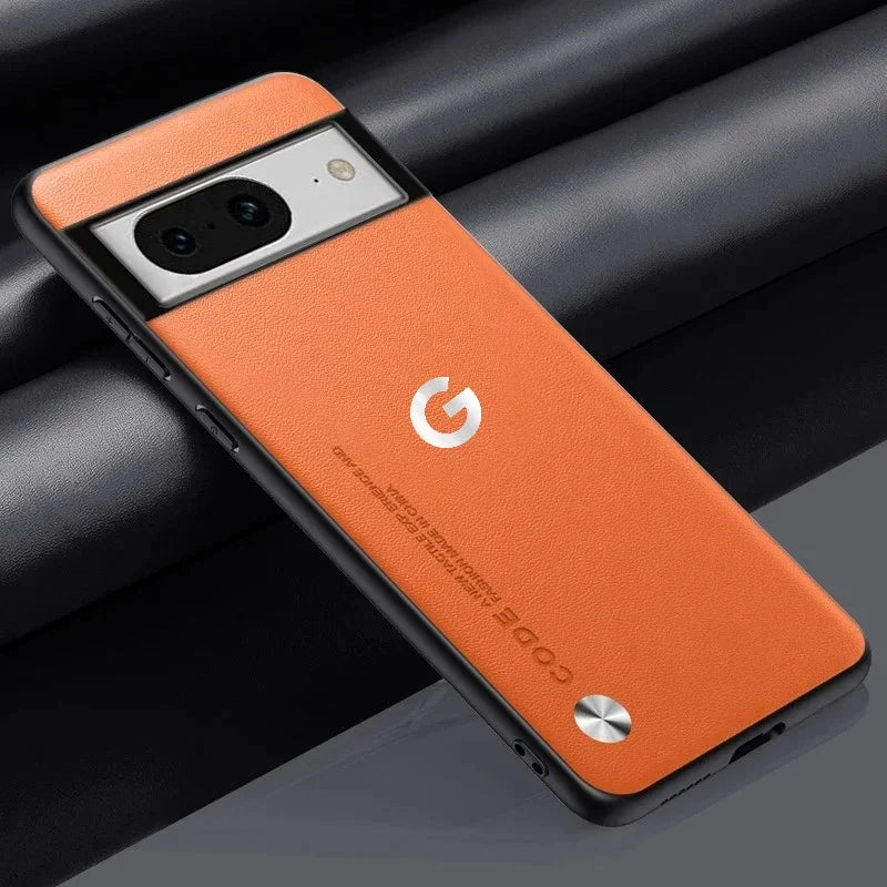Luxury Kevlar Leather Matte Case for Google Pixel 6A–11 Pro XL