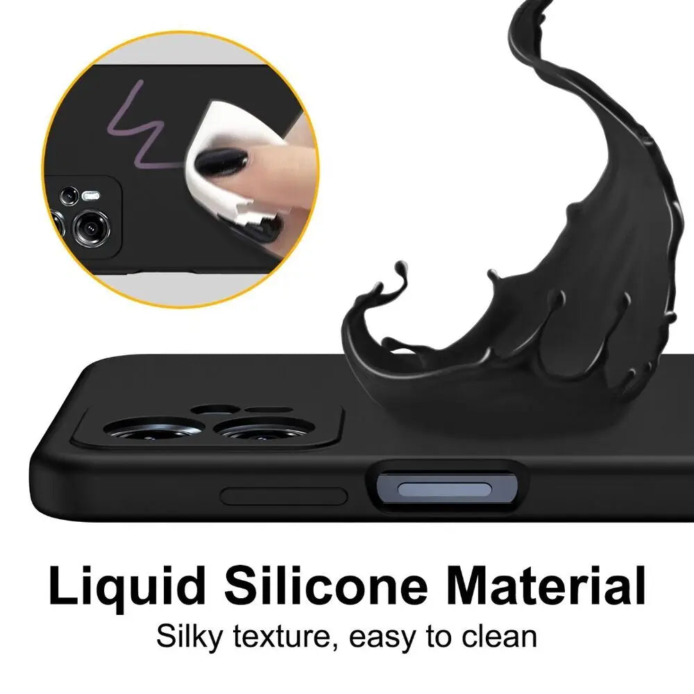 Flexible Liquid Silicone Case for Motorola Edge Series