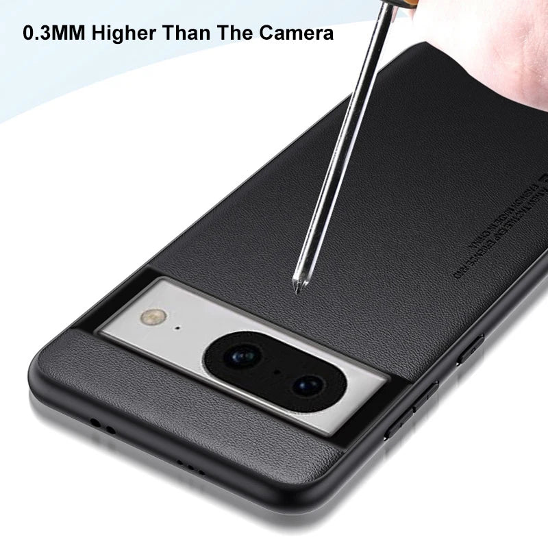 Luxury PU Leather & Silicone Case for Google Pixel 8 / 7 / 6 Series