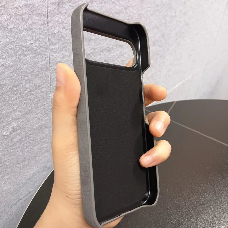Luxury Sheepskin Leather Wallet Case for Google Pixel with Card Pocket