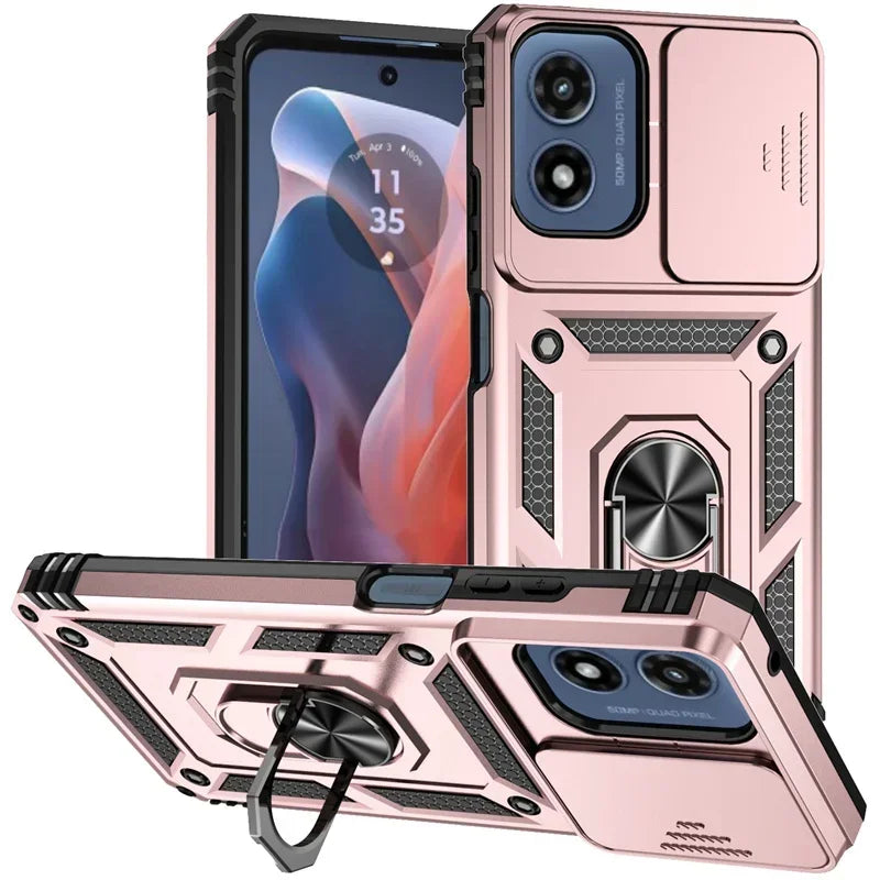 Armor Ring Holder Case for Motorola Moto G & E Series