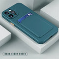 iPhone Wallet Case – Silicone Card Slot Cover