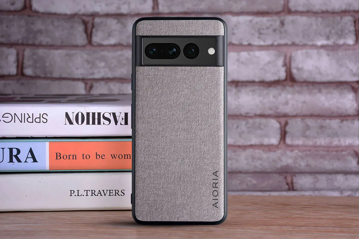 Luxury Textile Leather Case for Google Pixel
