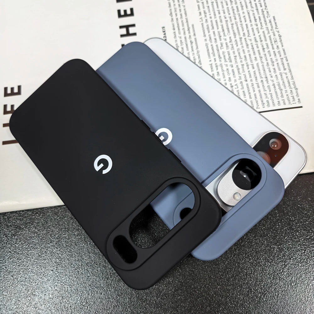 Silky Silicone Soft-Touch Case for Google Pixel 6–10 Series