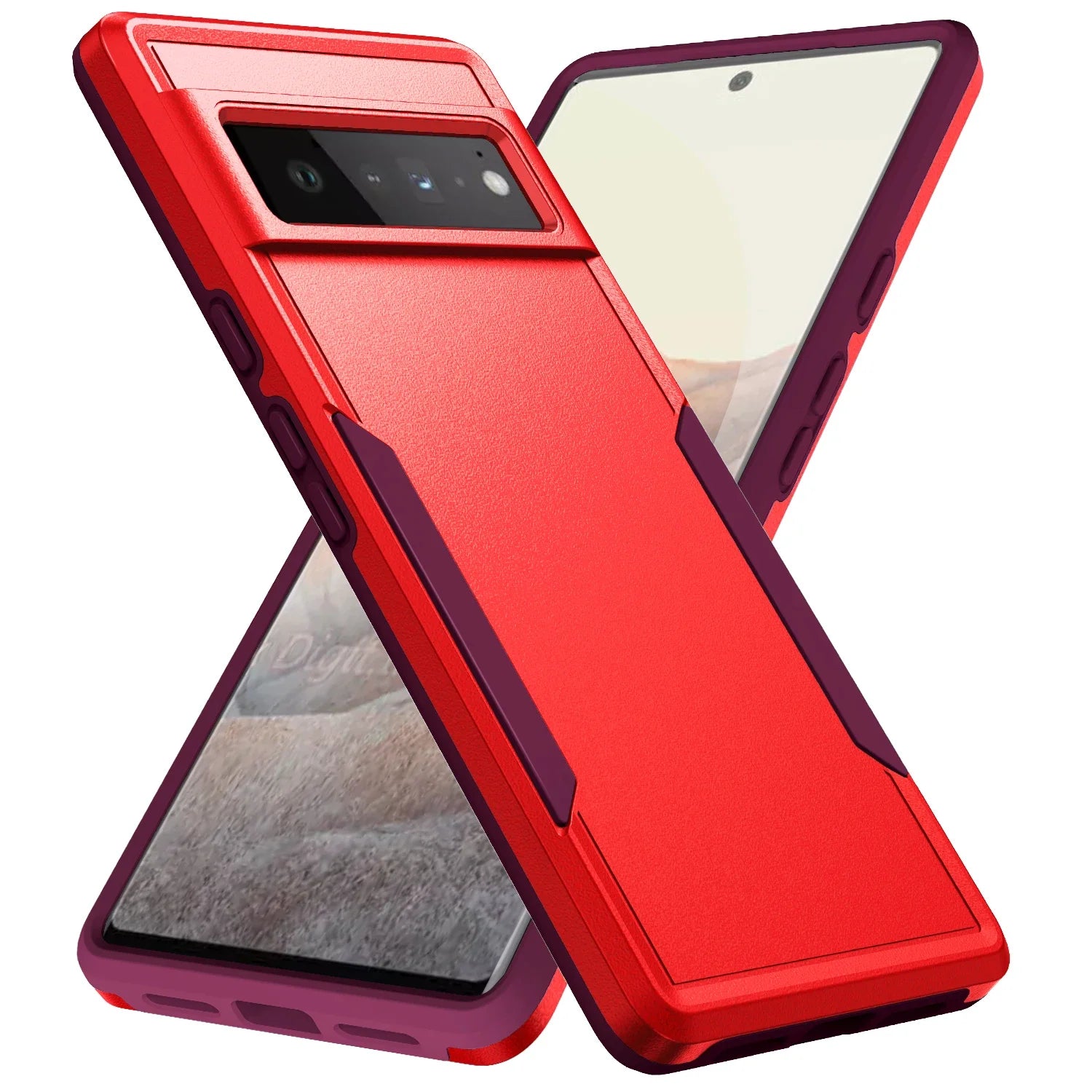 Heavy Duty Rugged Armor Case for Google Pixel 8 / 7 / 6 Series