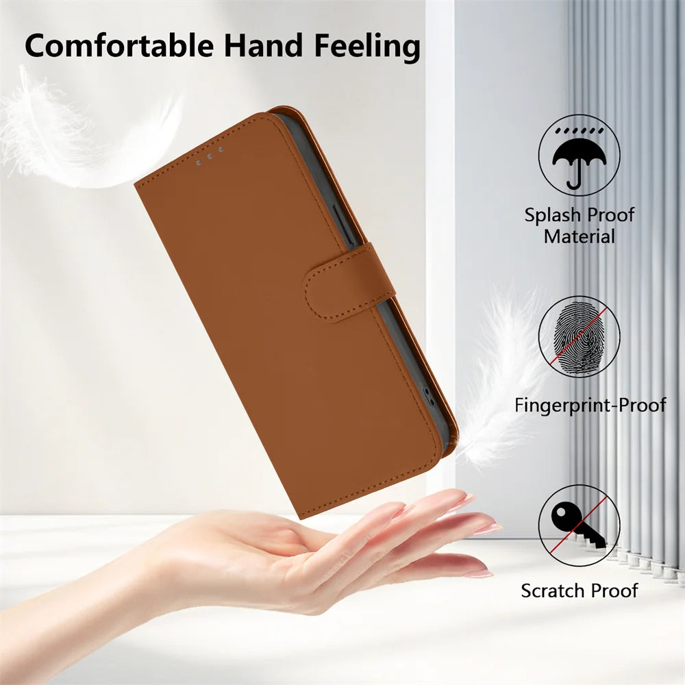 Magnetic Flip Leather Wallet Case – Google Pixel 6 / 7 / 8 / 9 / 10 Series