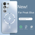 Ultra-Thin AG Matte MagSafe Case for Samsung Galaxy S26 / S25 / S24 / S23 Series | Glass Lens Protector Shockproof Cover
