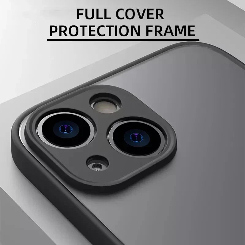 Matte Soft Silicone Case — iPhone 6–15 Series