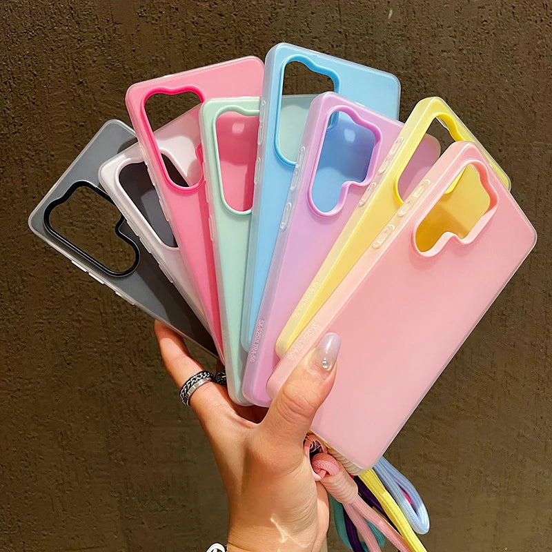 Samsung Galaxy Silicone Case with Lanyard
