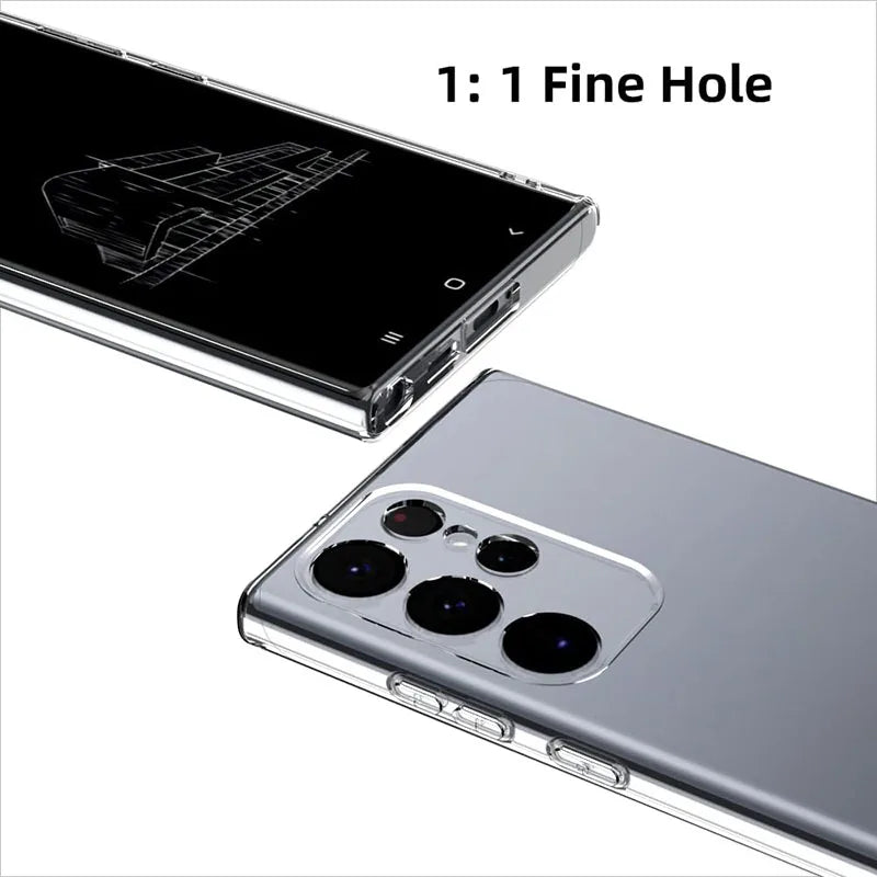Clear Silicone Case — Samsung Galaxy Series