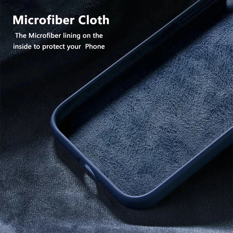 Liquid Silicone Case for Google Pixel 9A — Shockproof Soft Rubber Cover
