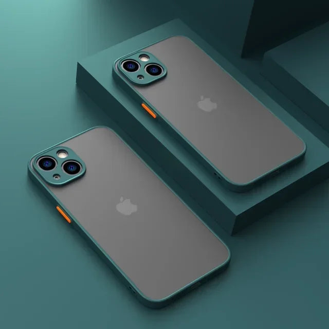 Matte Soft Silicone Case — iPhone 6–15 Series