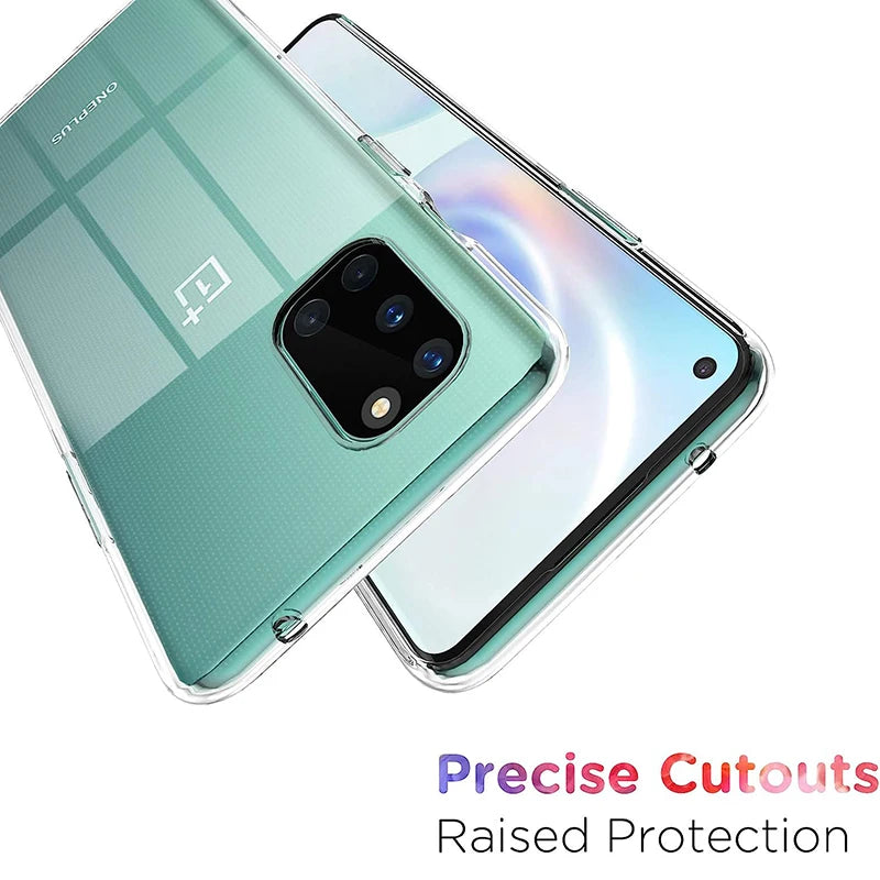 Ultra Thin Clear Silicone Case for OnePlus 11 / 10 Pro / 10T / 9 / 9 Pro / 9R / 9RT / 8 / 8 Pro / 8T / 7 Series