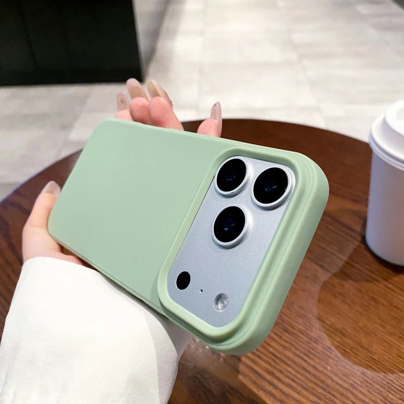 Matte Silicone Case for iPhone — Soft TPU Candy Color Cover