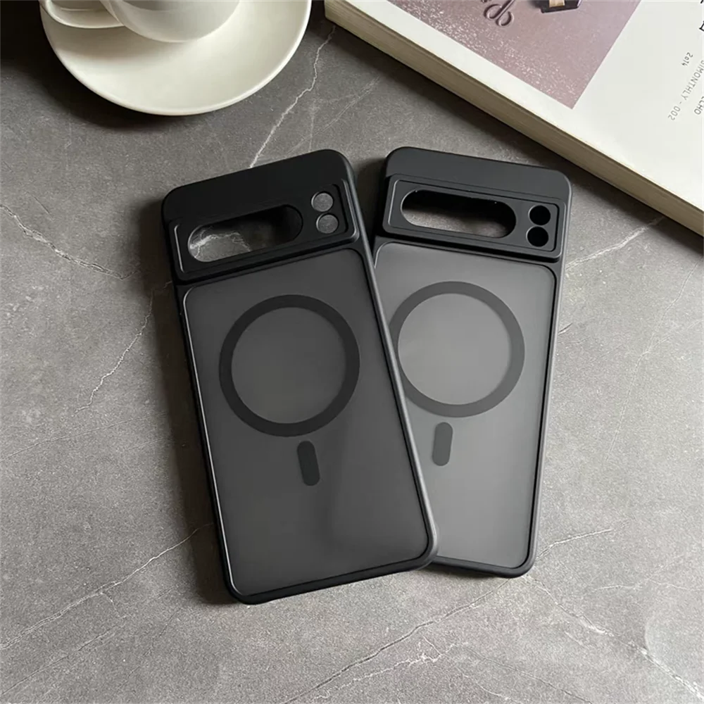 Matte Translucent MagSafe Armor Case for Google Pixel 6–11 Series
