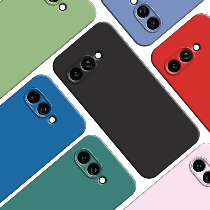 Liquid Silicone Case for Google Pixel 9A — Shockproof Soft Rubber Cover