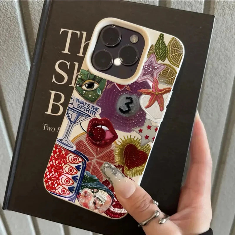 Retro Fruit Pattern iPhone Case