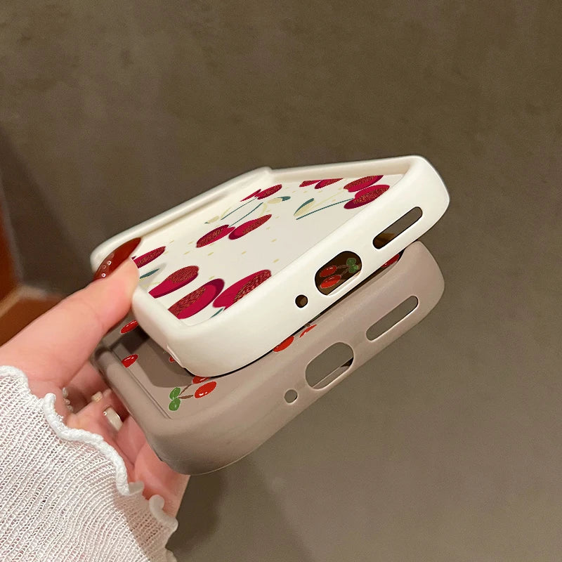 Cherry Print Soft TPU Case for Google Pixel — Shockproof Silicone Cover