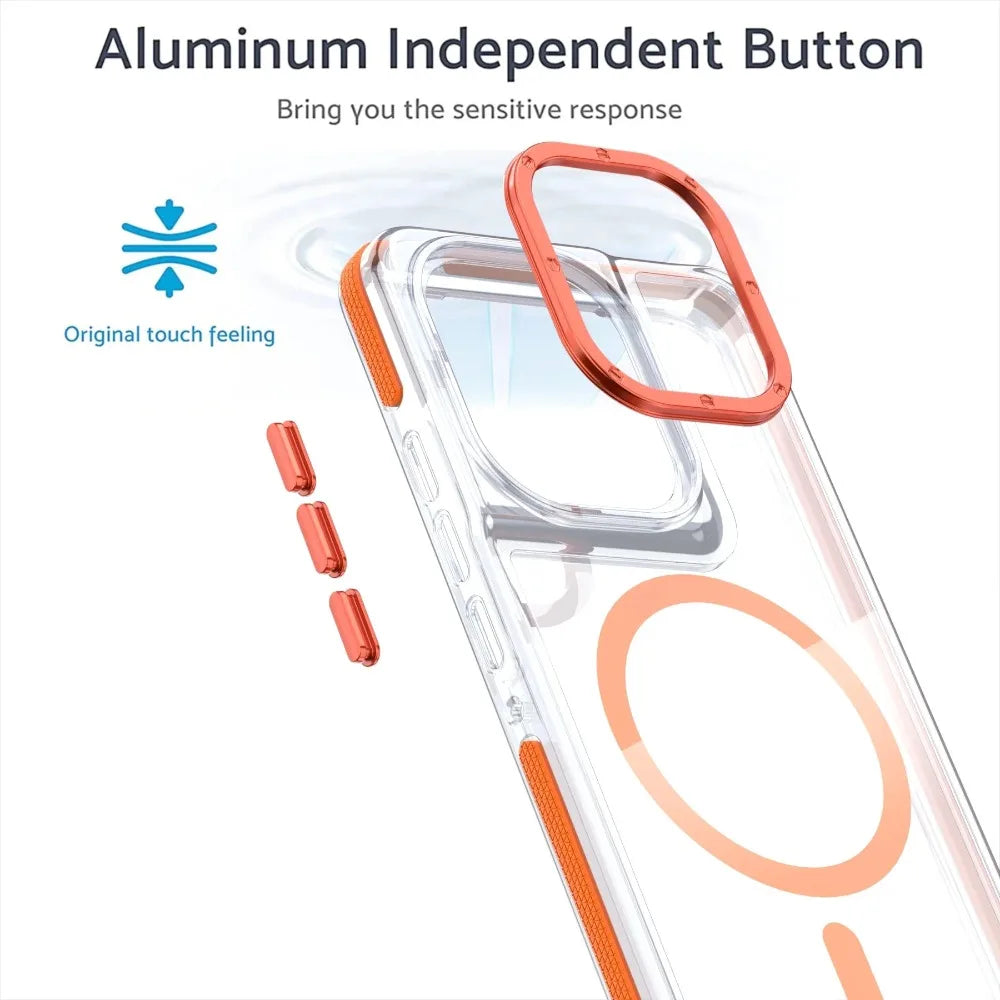 Magnetic Clear Case for Motorola Edge & Moto G Series