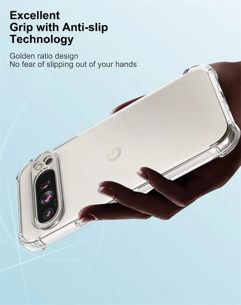 Clear Slim TPU Case for Google Pixel 9 & 10 Series