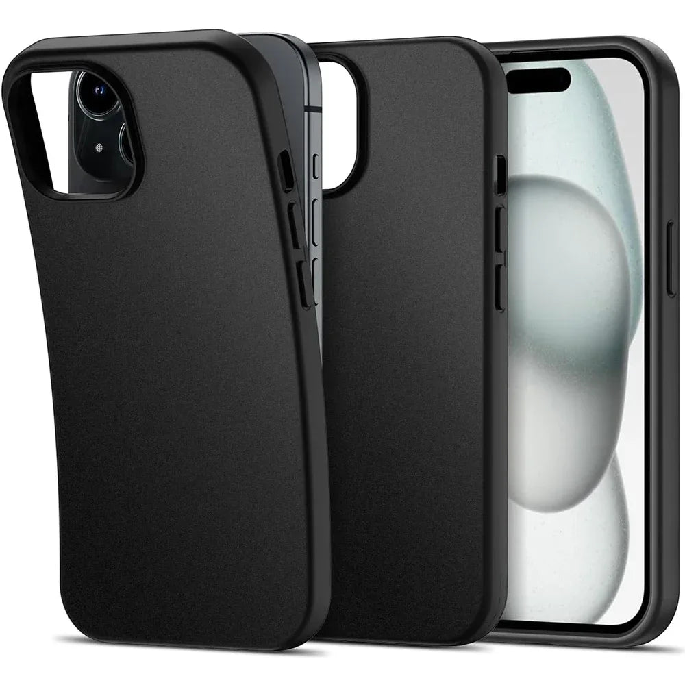 Luxury Matte Silicone Case for iPhone 16 / 15 / 14 / 13 / 12 / 11 / X / XR / XS / SE / 7 / 8 Series – Slim Full Coverage Back Cover