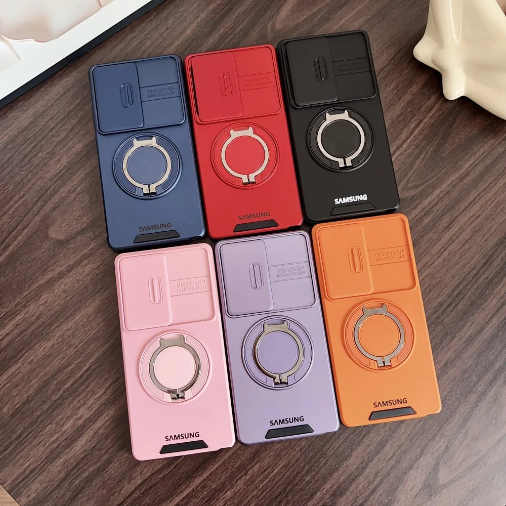 Military Armor Magnetic Stand Case — Samsung Galaxy S & A Series
