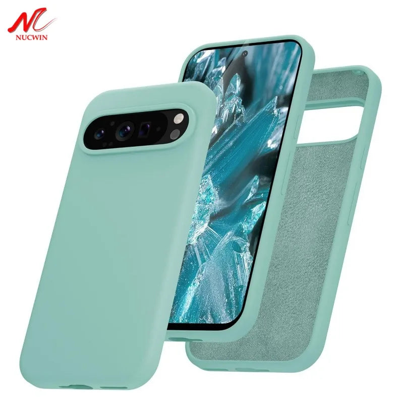 Liquid Silicone Soft TPU Case for Google Pixel 5–10 Pro XL