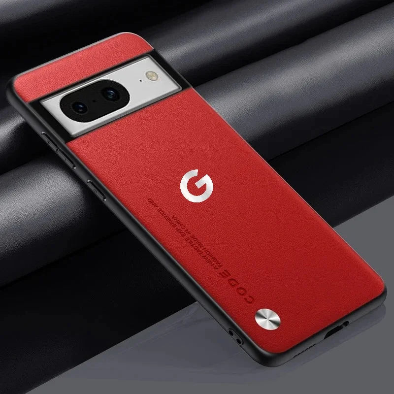 Luxury Kevlar Leather Matte Case for Google Pixel 6A–11 Pro XL