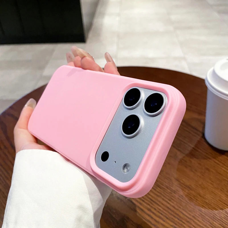 Matte Silicone Case for iPhone — Soft TPU Candy Color Cover