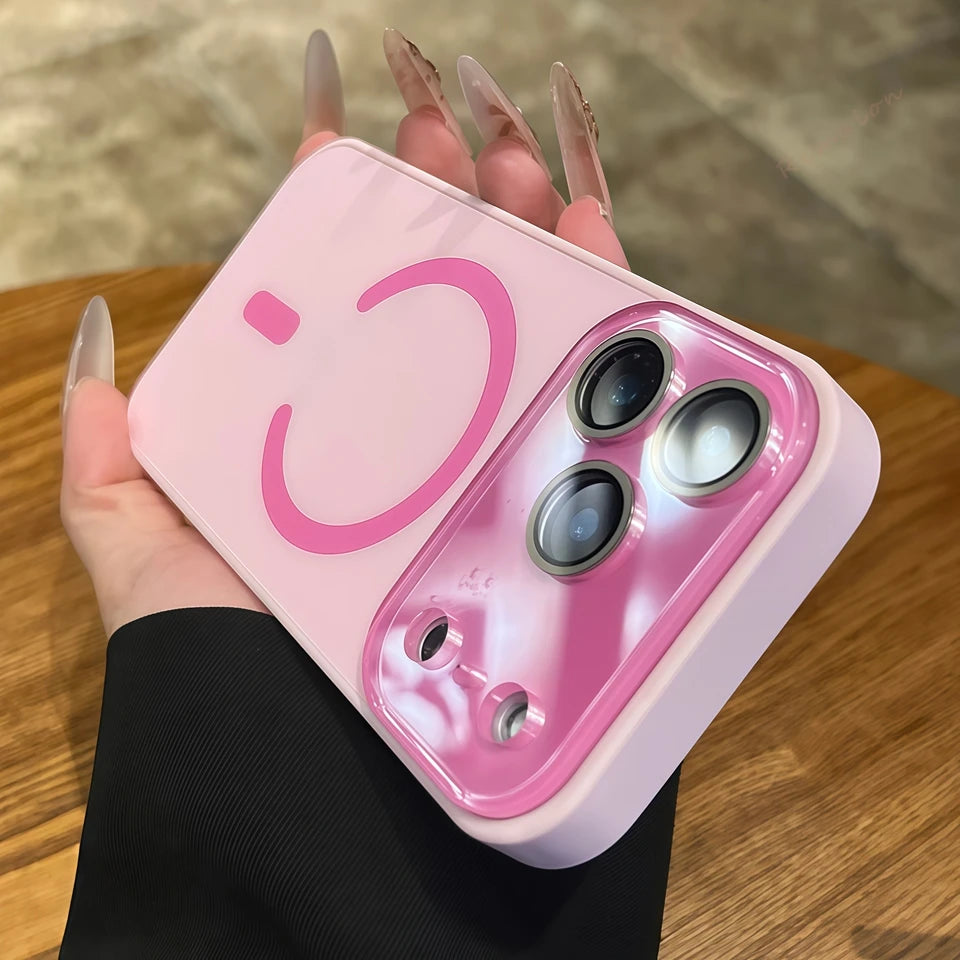 Magnetic MagSafe Phone Case for iPhone 12 13 14 15 16 17 / Pro / Pro Max / Air — Matte Shockproof Silicone Cover
