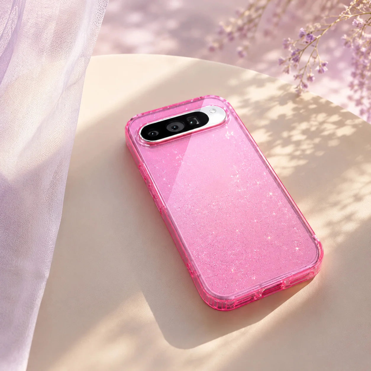 Glitter Jelly Transparent Case for Google Pixel 10A