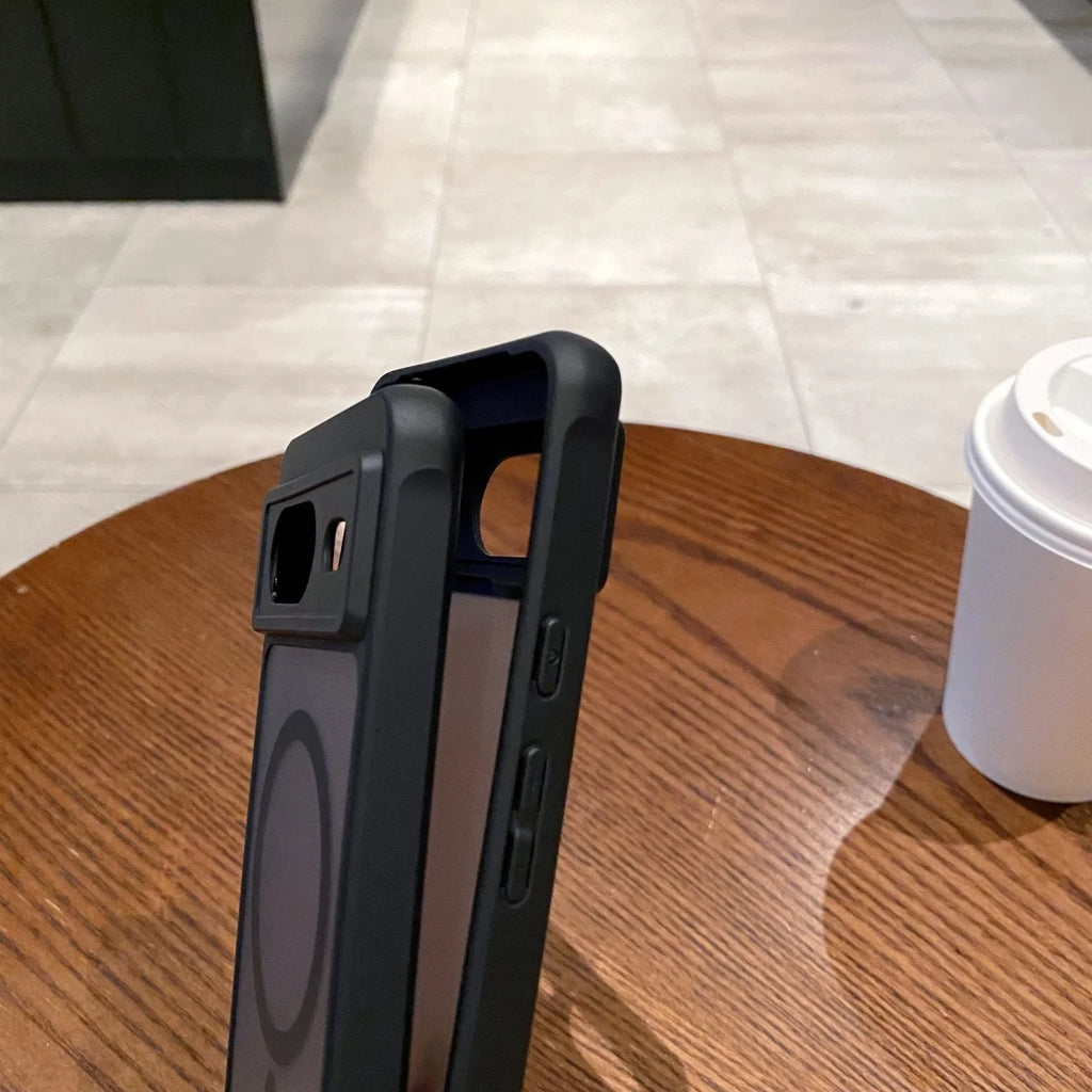 Matte Translucent MagSafe Armor Case for Google Pixel 6–11 Series