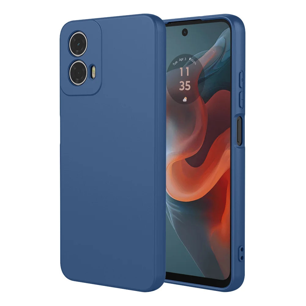 Skin-Feel Liquid Silicone Case for Motorola Moto G32 / G34 / G35 / G54 / G84 5G & Edge 30 / 40 / 50 NEO / Pro / Fusion