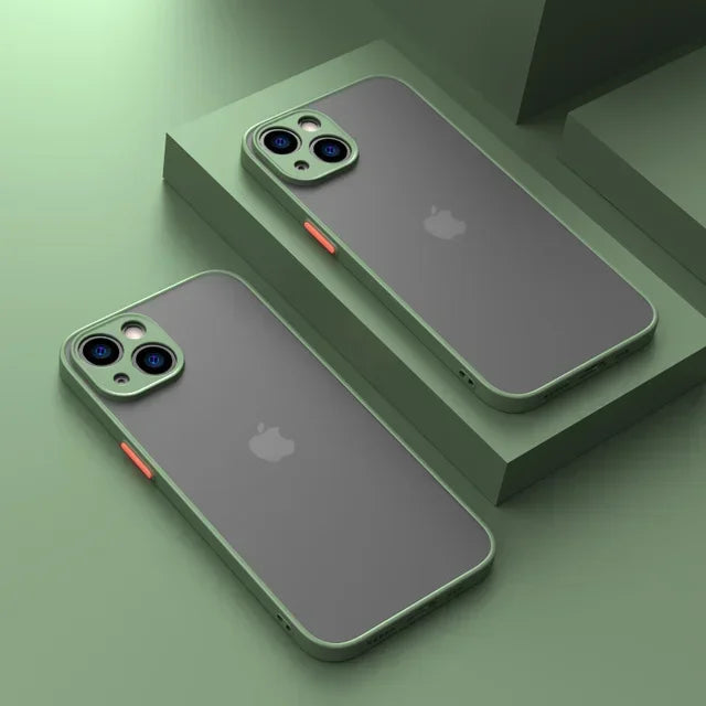Matte Soft Silicone Case — iPhone 6–15 Series