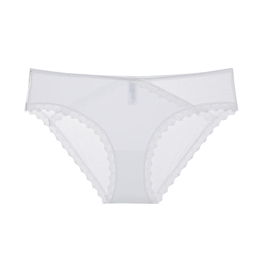 Ultra-Thin Lace Mesh Briefs