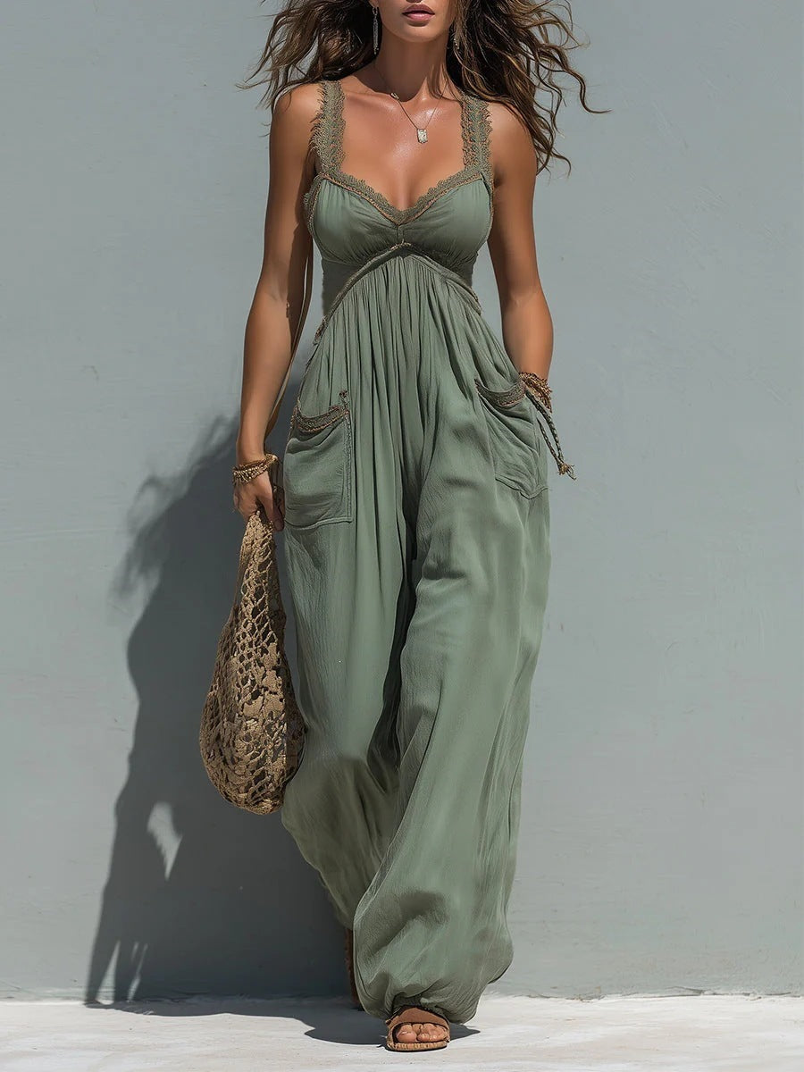 Halter Maxi Vacation Dress