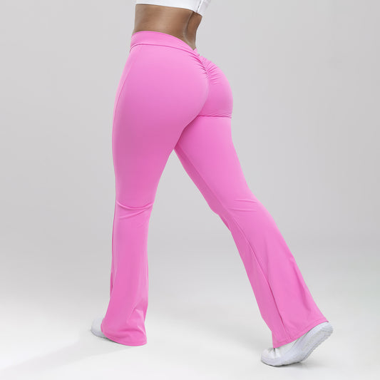 High-Waist Flared Yoga Pants