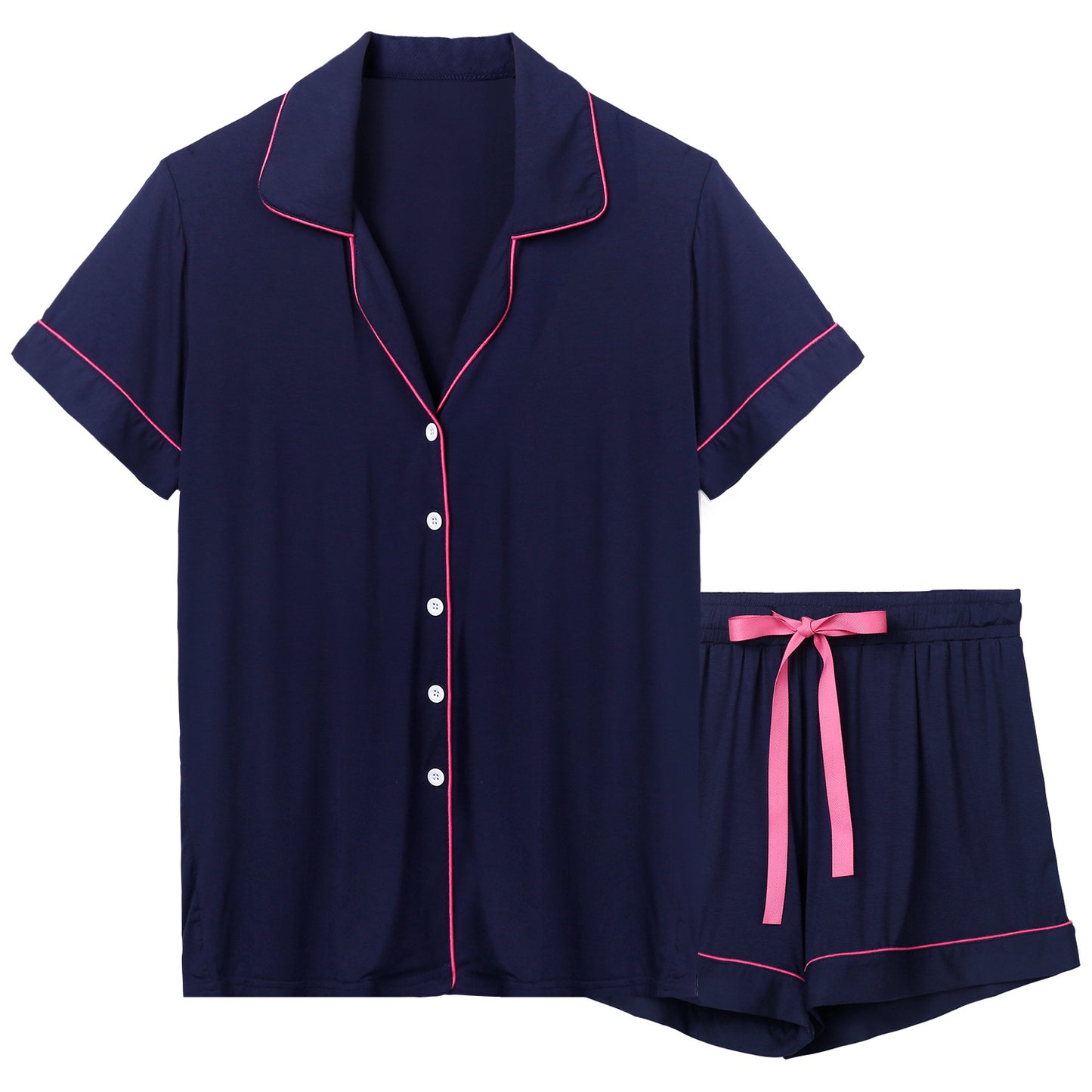 Modal Short-Sleeve Pajama Set