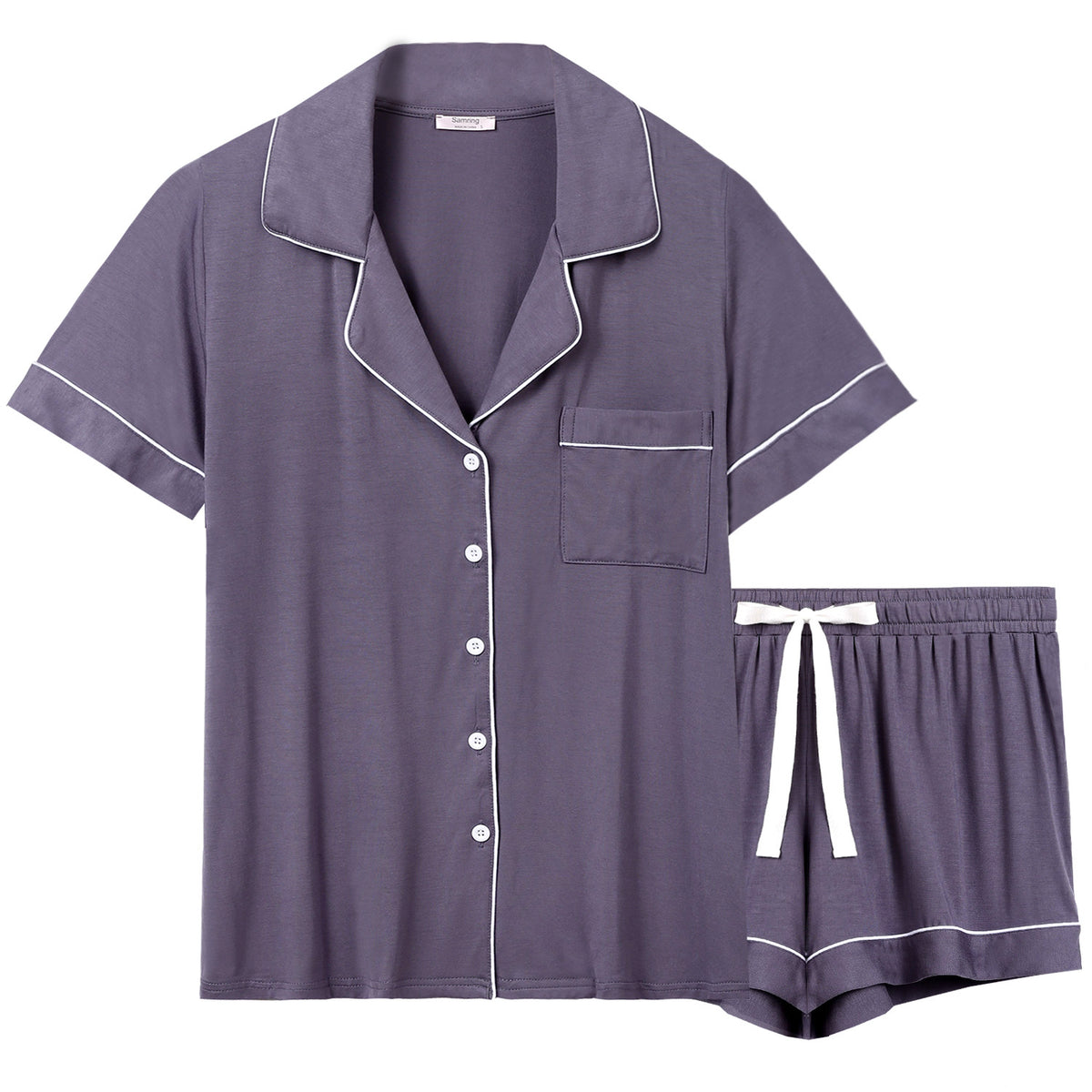 Modal Short-Sleeve Pajama Set